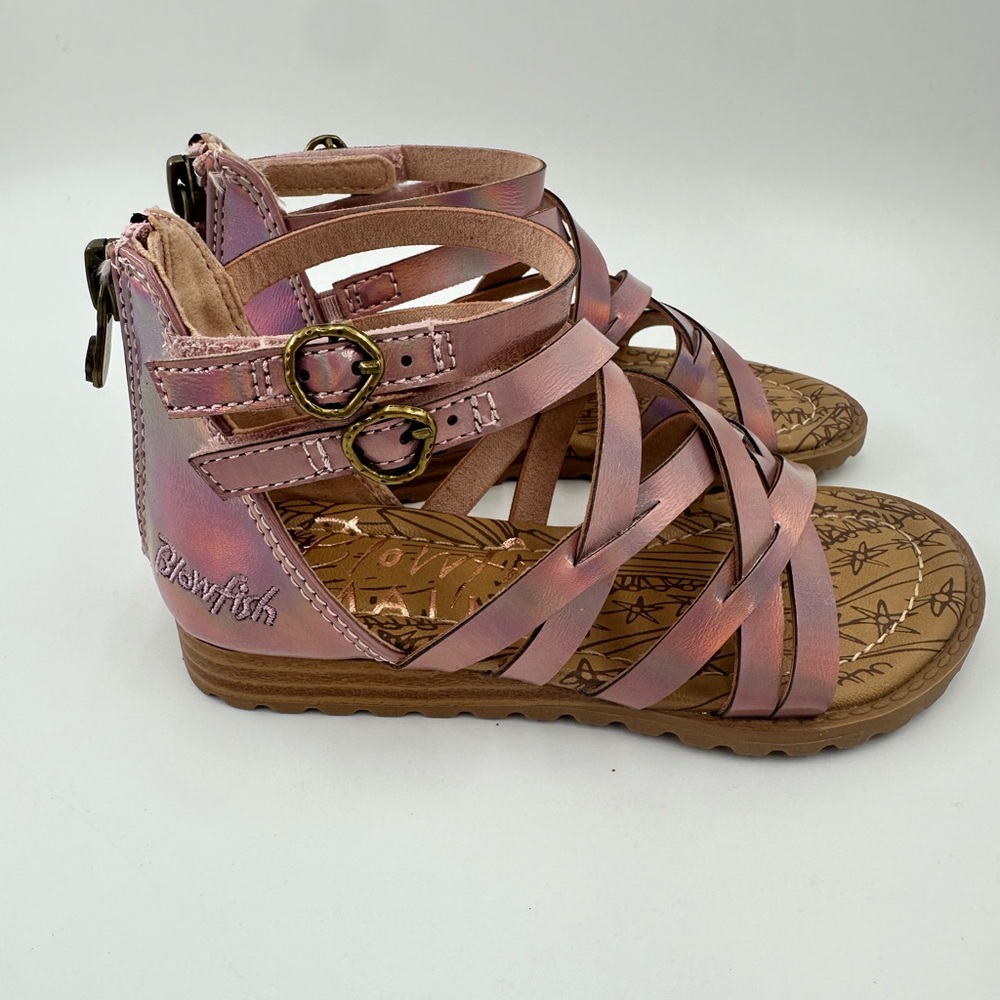 Blowfish Malibu Pink Strappy Sandals - Picture 8 of 10